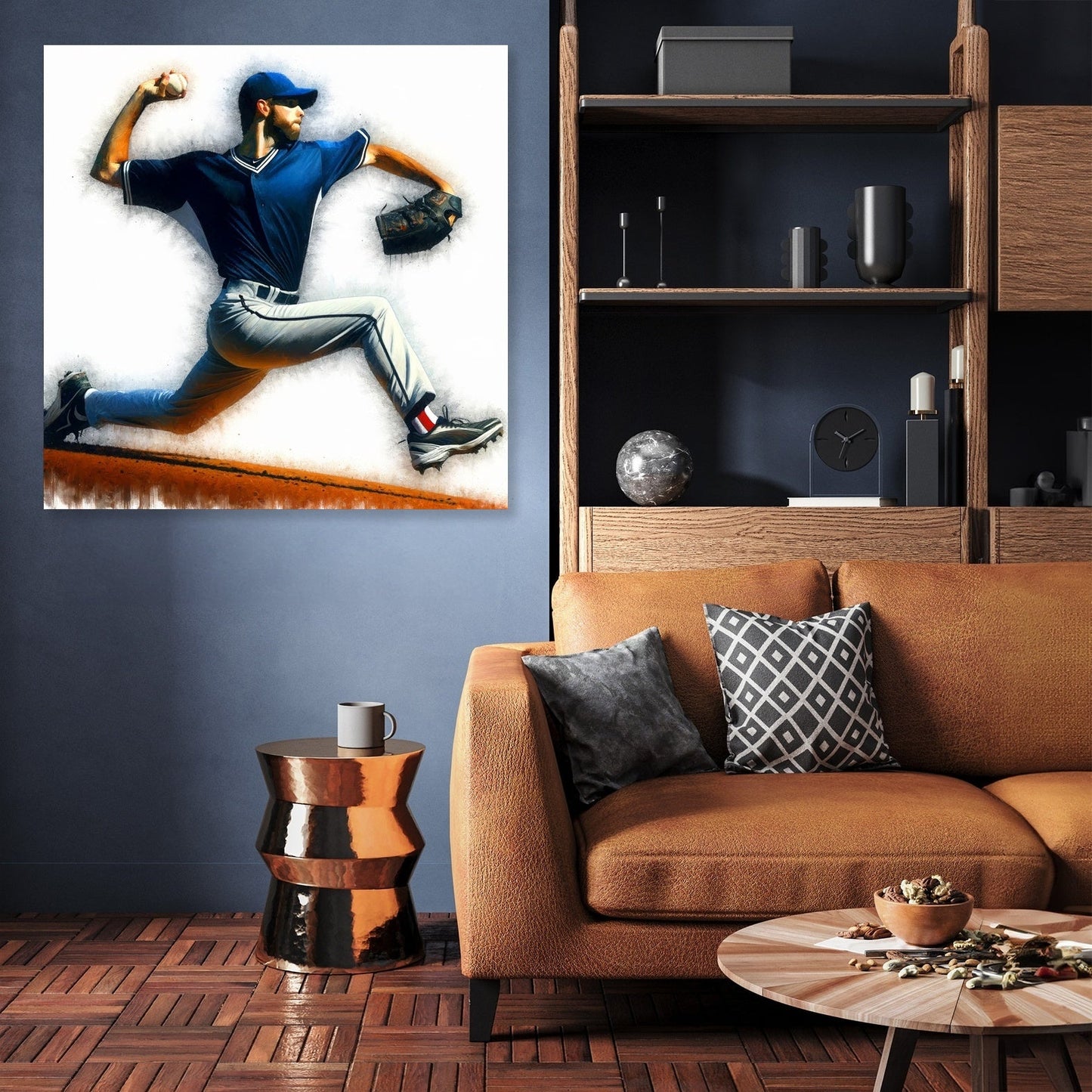 Pitcher's Moment Canvas