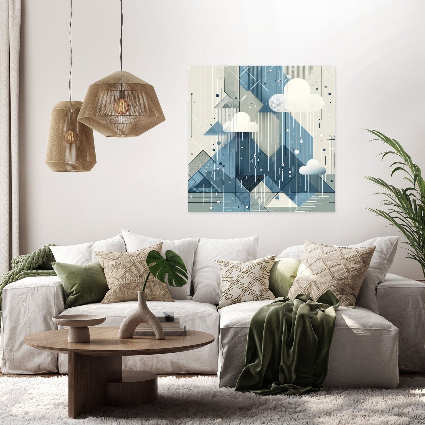 Rainfall Serenity Canvas