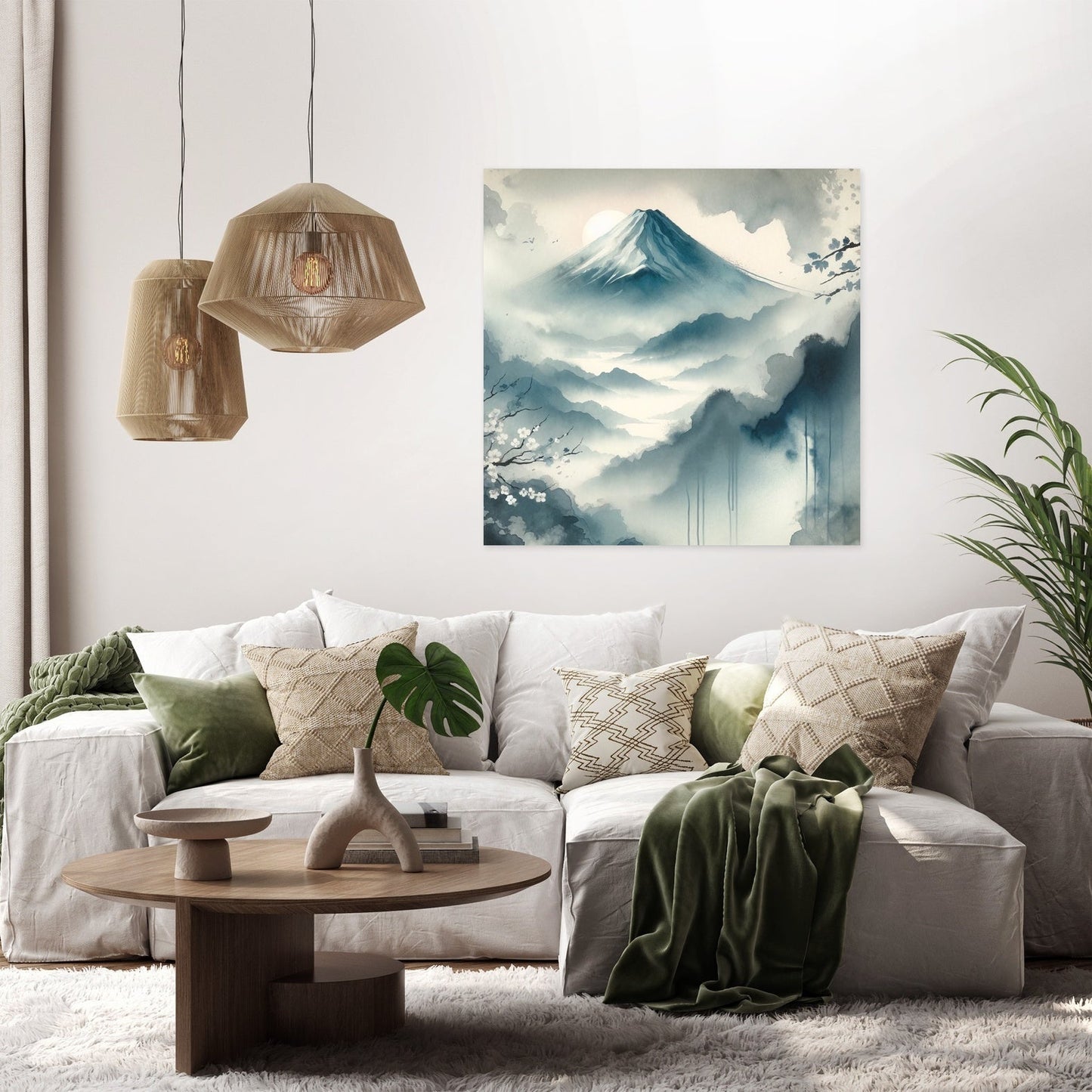 Serene Fuji Canvas