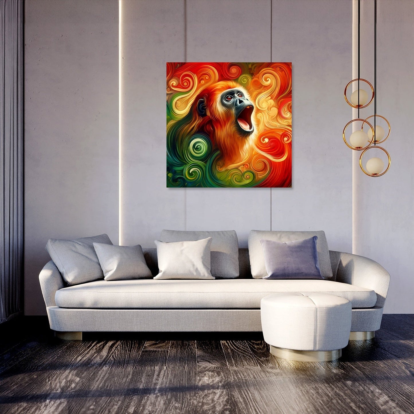 Howler Monkey Canvas