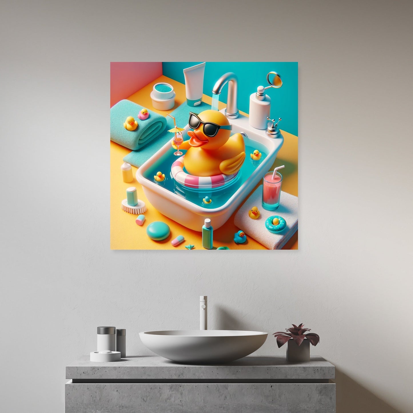Duck's Day Off Canvas