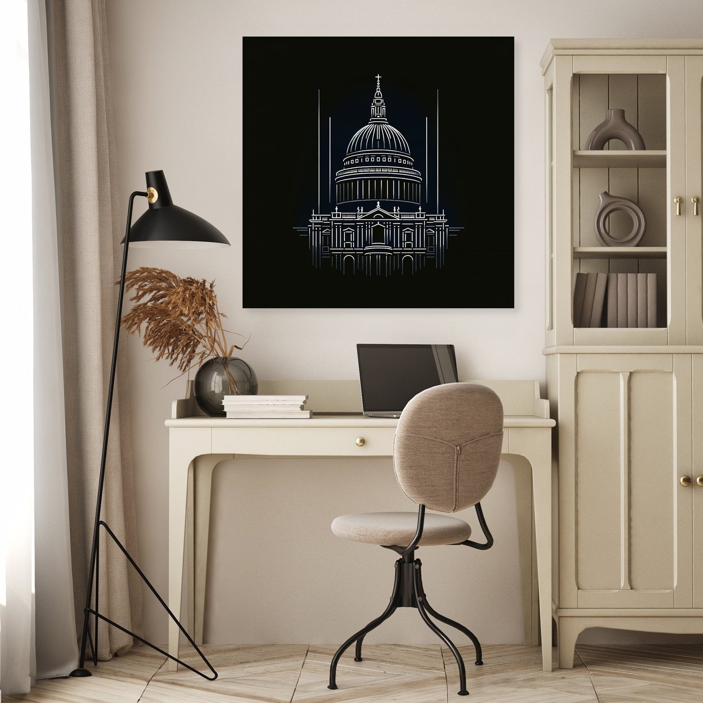 London's St. Paul's Night Elegance Canvas