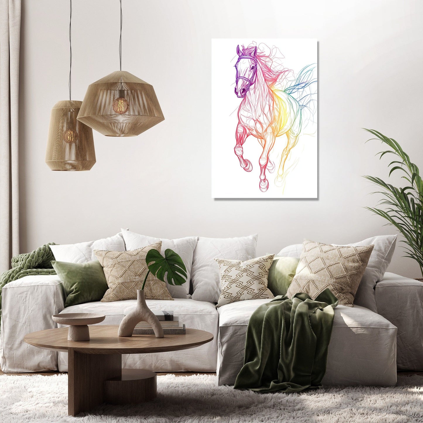 Galloping Horse Canvas