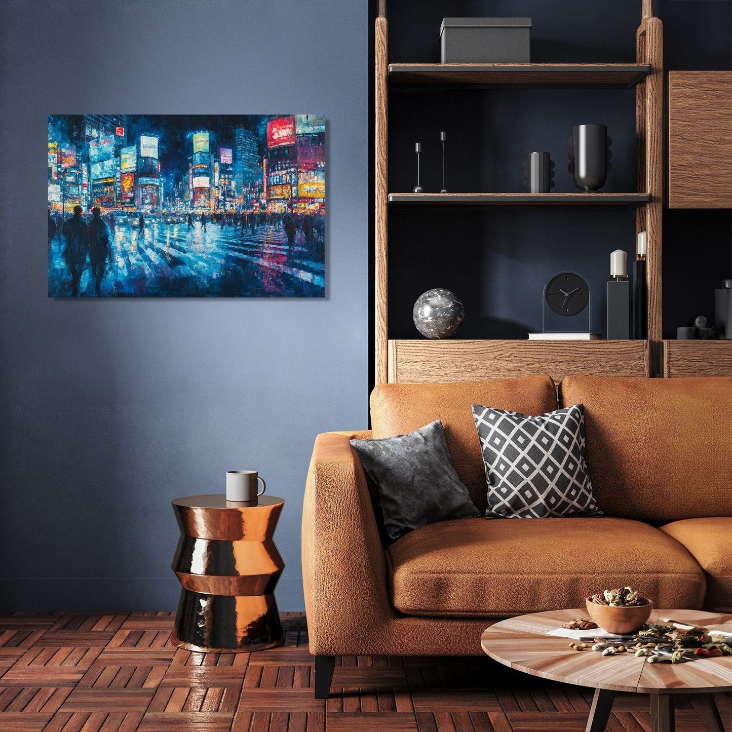 Midnight Shibuya Mystery Canvas