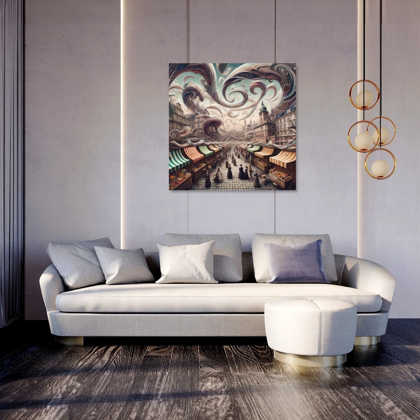 Whimsical Naschmarkt Canvas