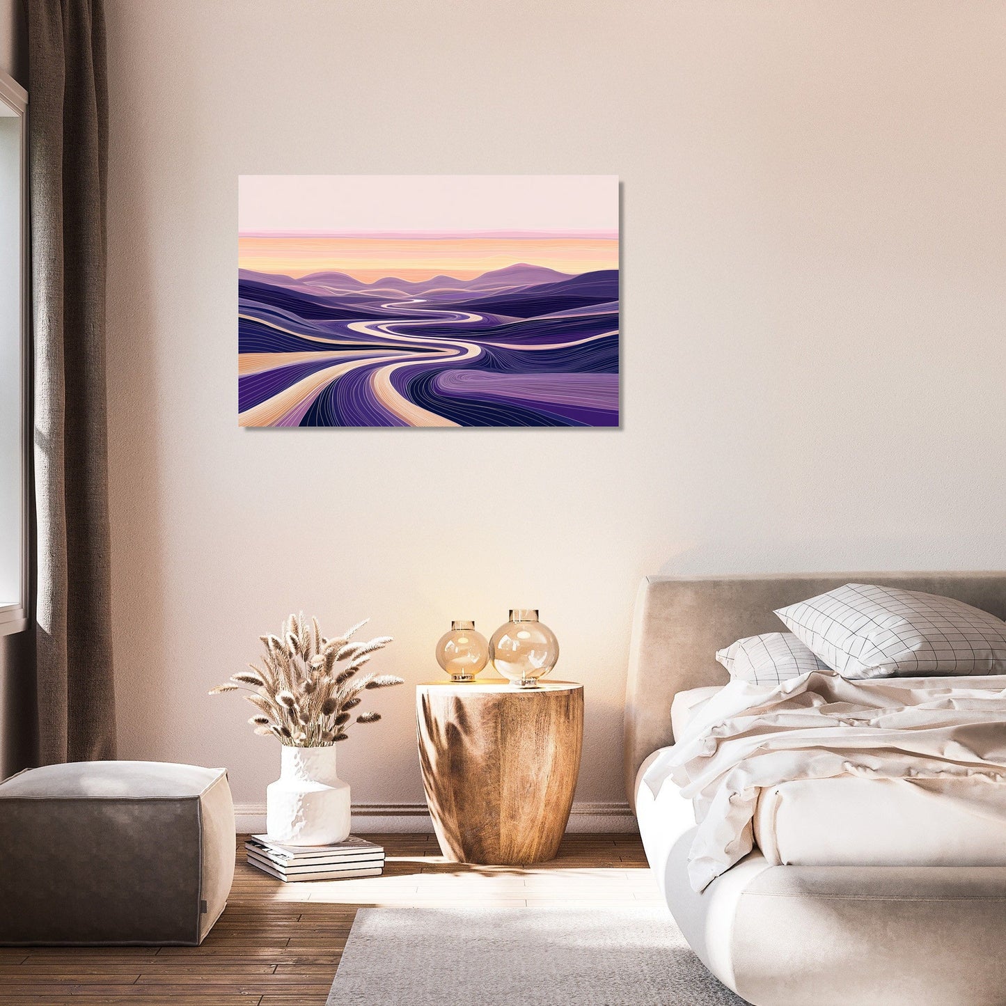 Dusk River Dream Canvas
