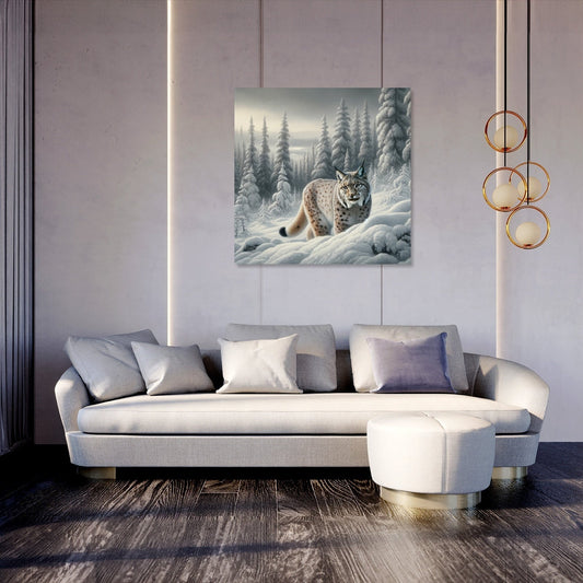 Winter Lynx Canvas