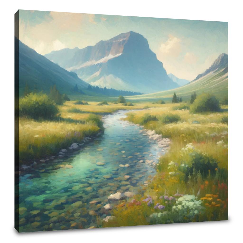 Mountain Meadow Canvas