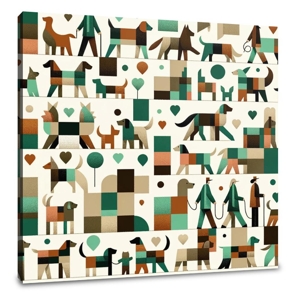 Pet Parade Delight Canvas