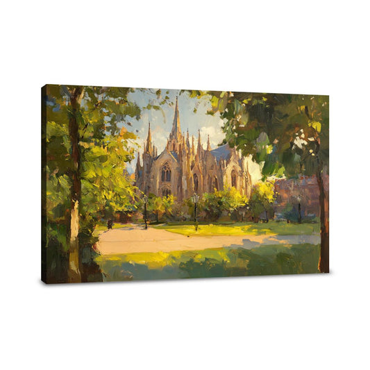Exeter Cathedral Golden Canvas