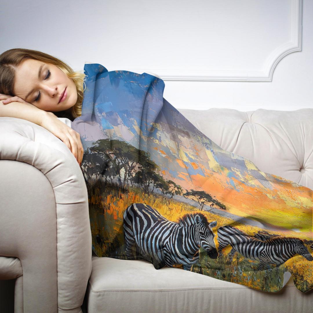 Sunset Stripes Blanket