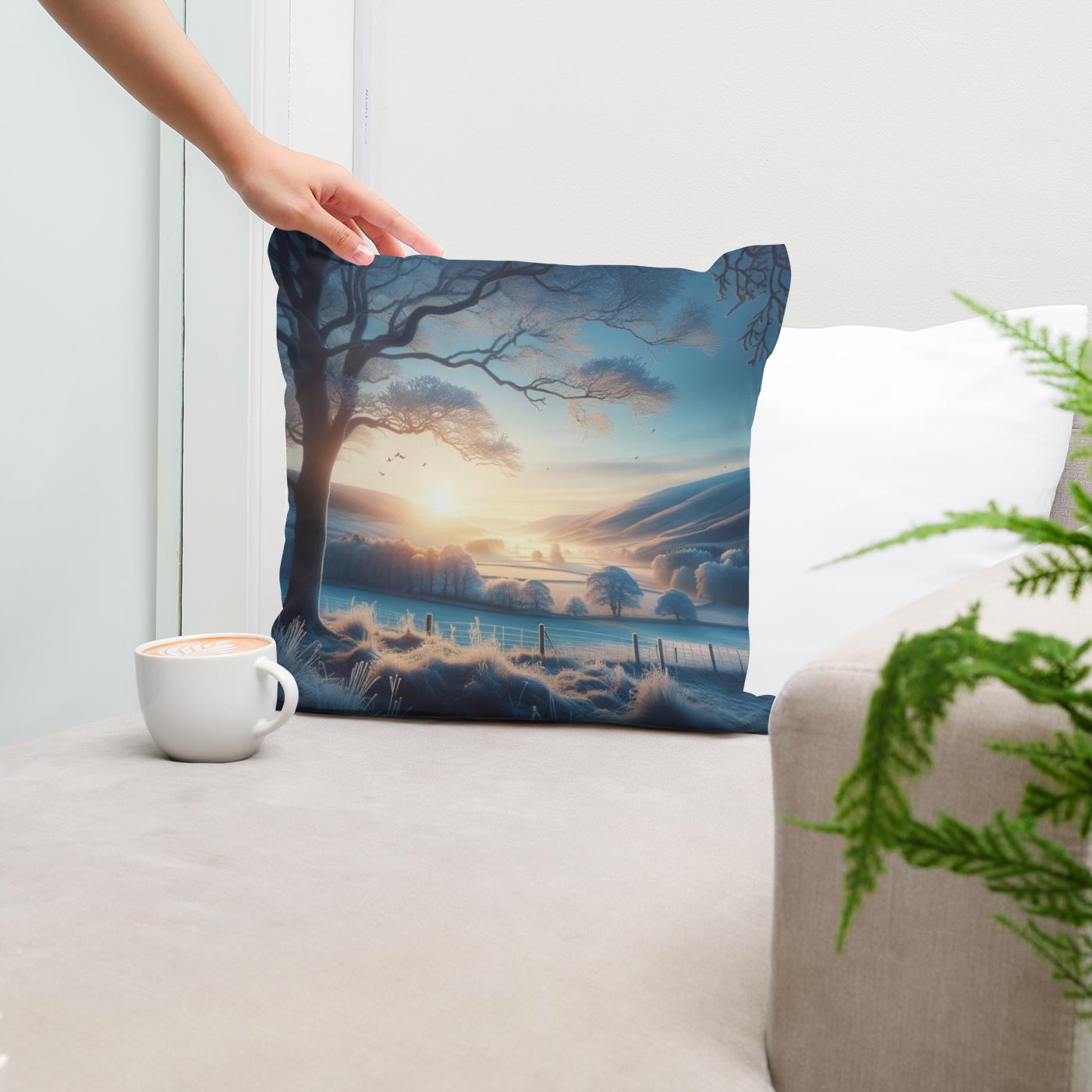 Dundee Dawn Frost Cotton Cushion