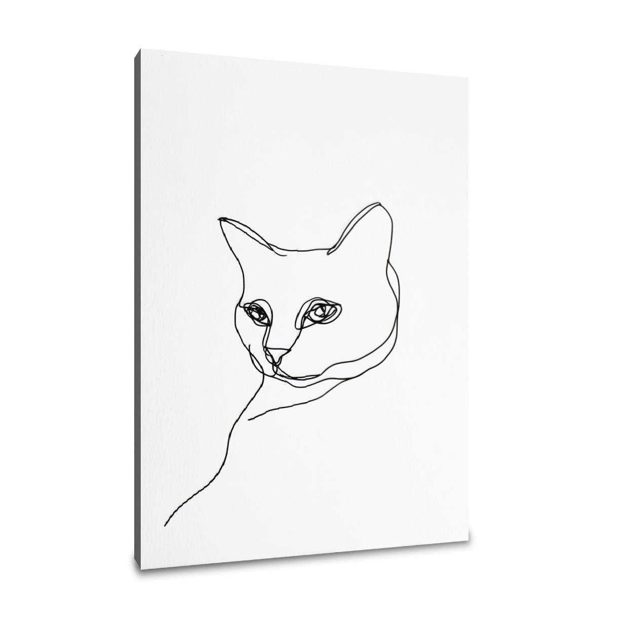 Elegant Feline Canvas