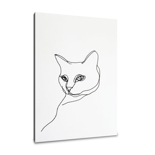 Elegant Feline Canvas
