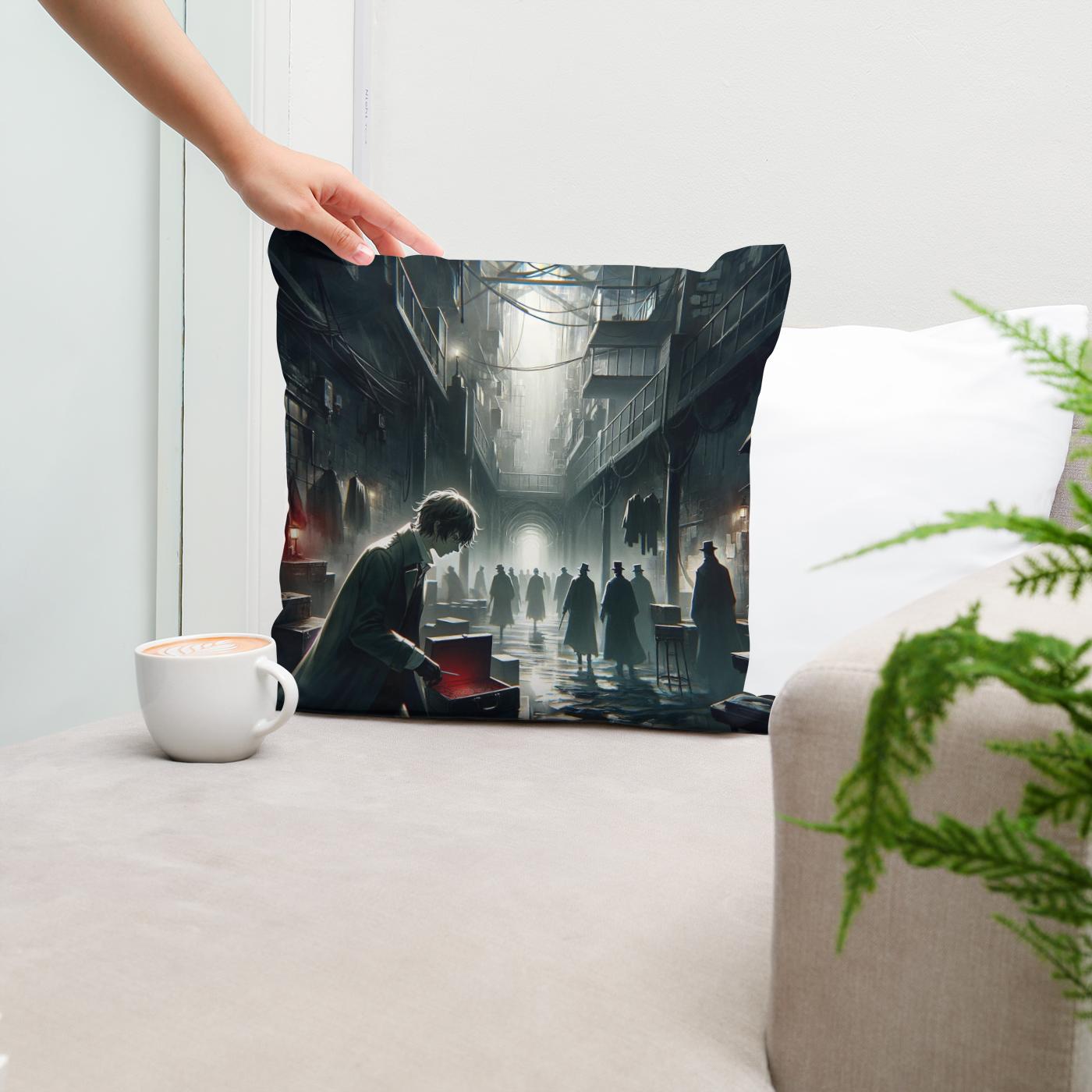 Cryptic Quest Cotton Cushion
