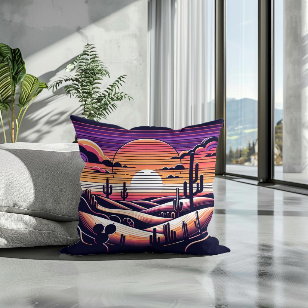 Dusk Mirage Cotton Cushion
