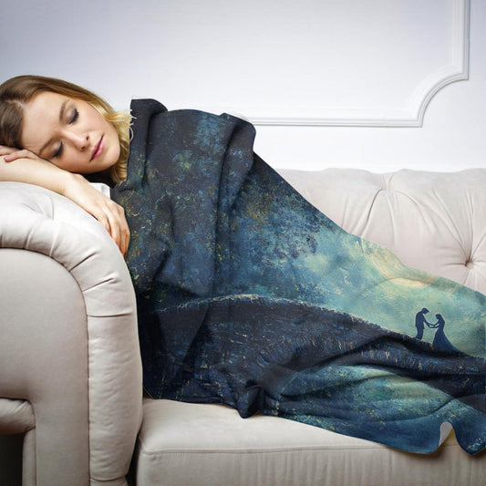 Midnight Bridge Dreams Blanket