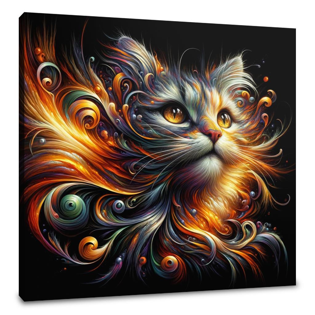 Cat's Vitality Canvas
