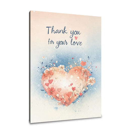 Heartfelt Gratitude Canvas