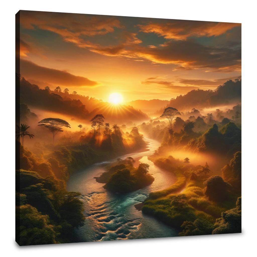 Dhace Sunrise Serenity Canvas