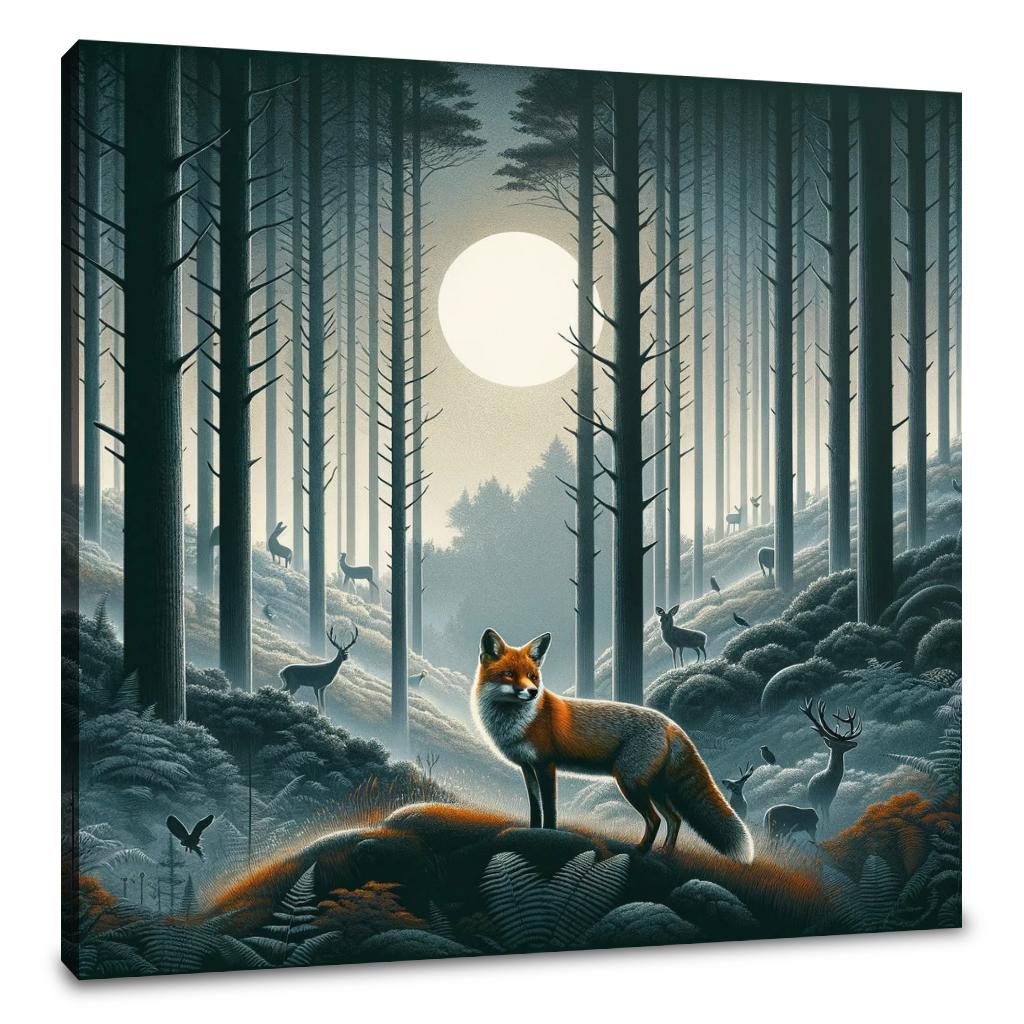 Mystique Forest Canvas