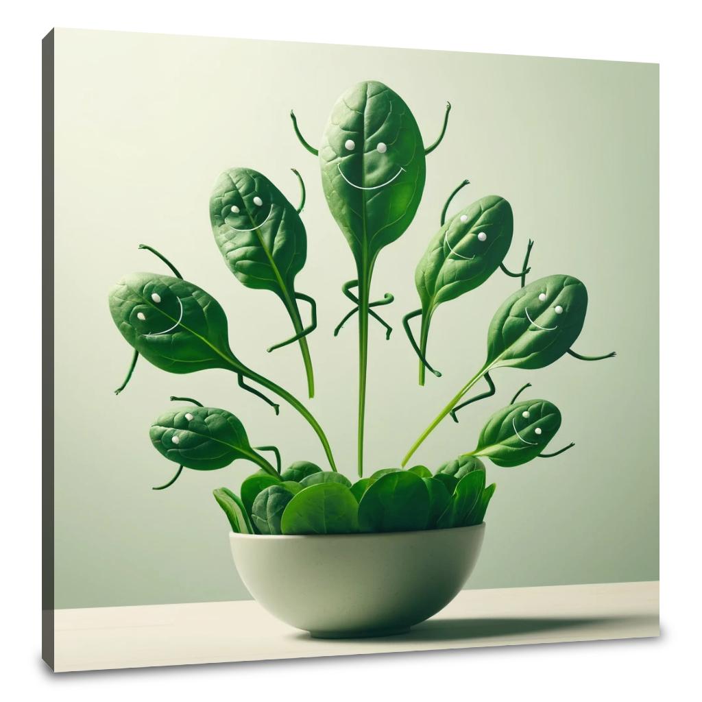 Ballet of Greens Canvas