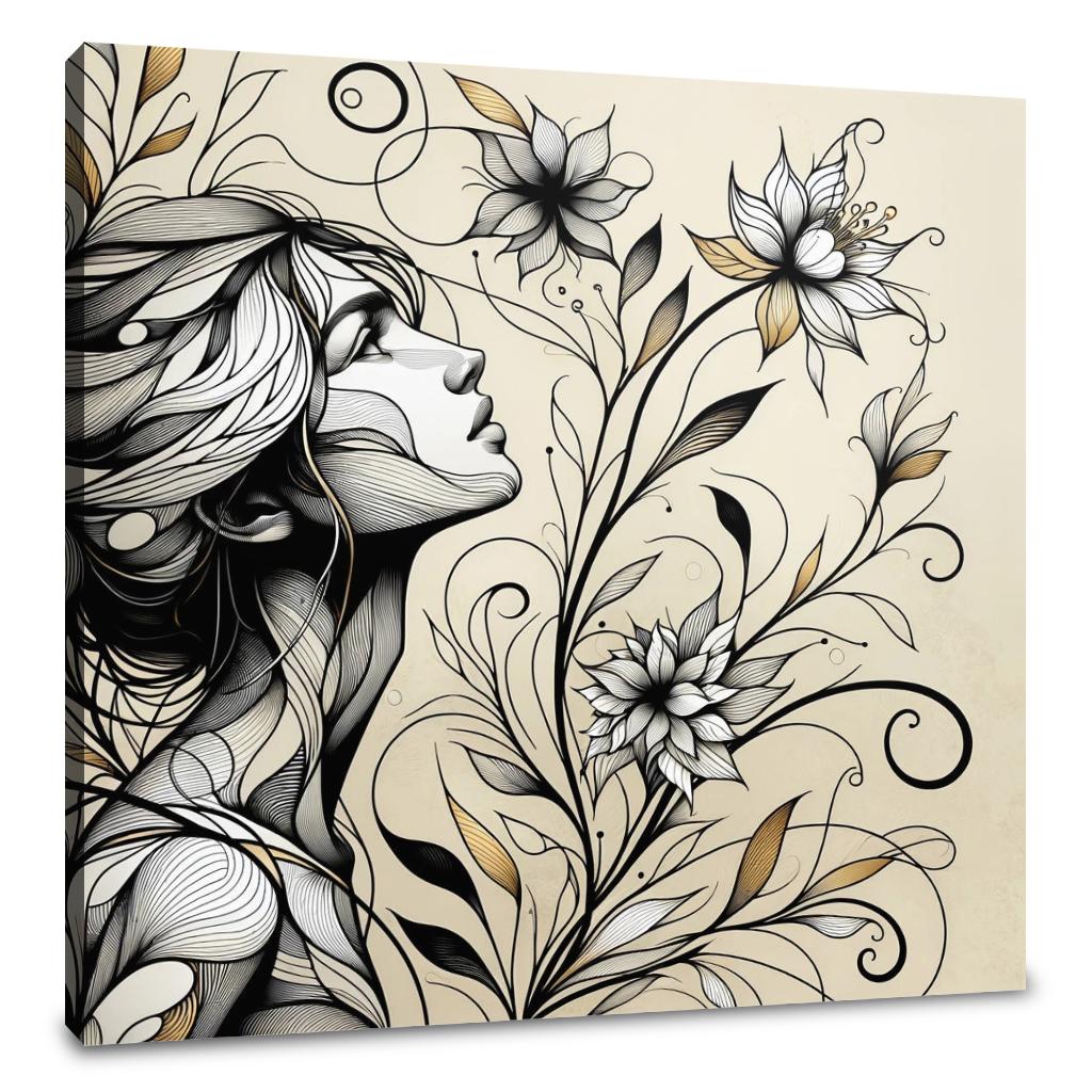 Serene Blossom Canvas
