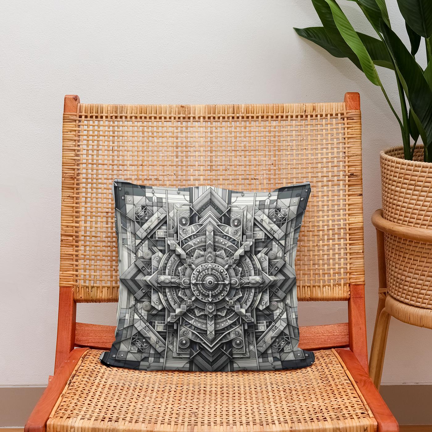 Silvershade Mirror Mosaic Cotton Cushion