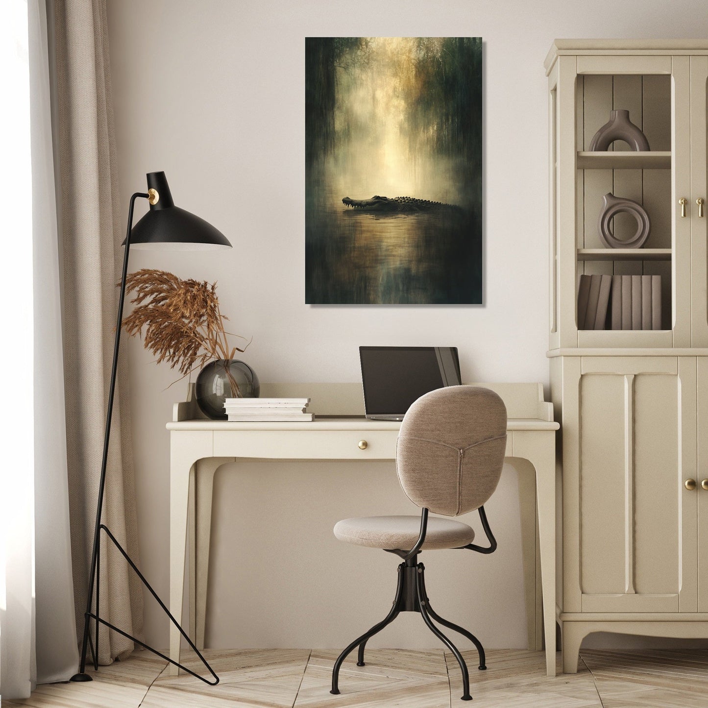 Crocodile Mistafield Canvas