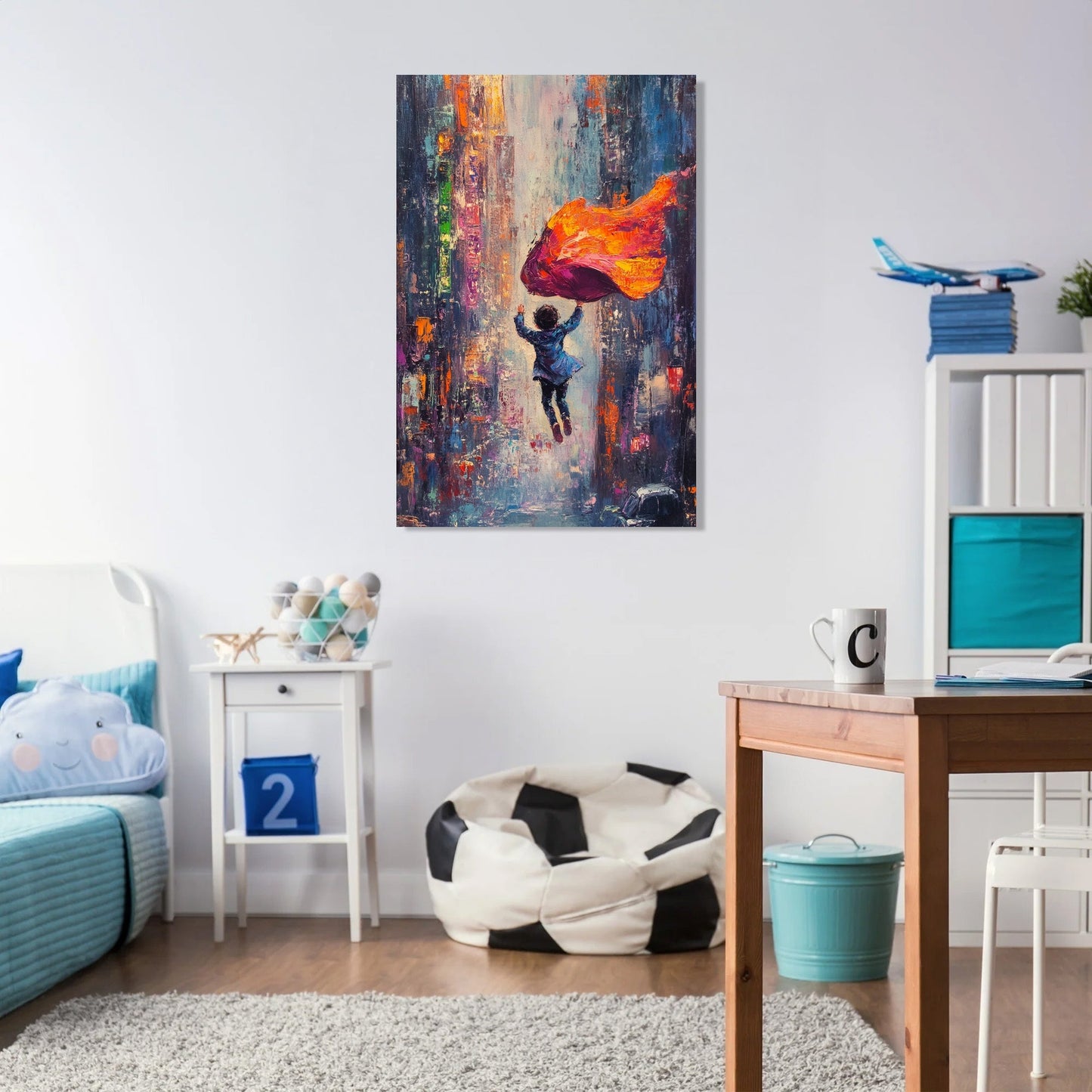 Little Hero's Leap Canvas