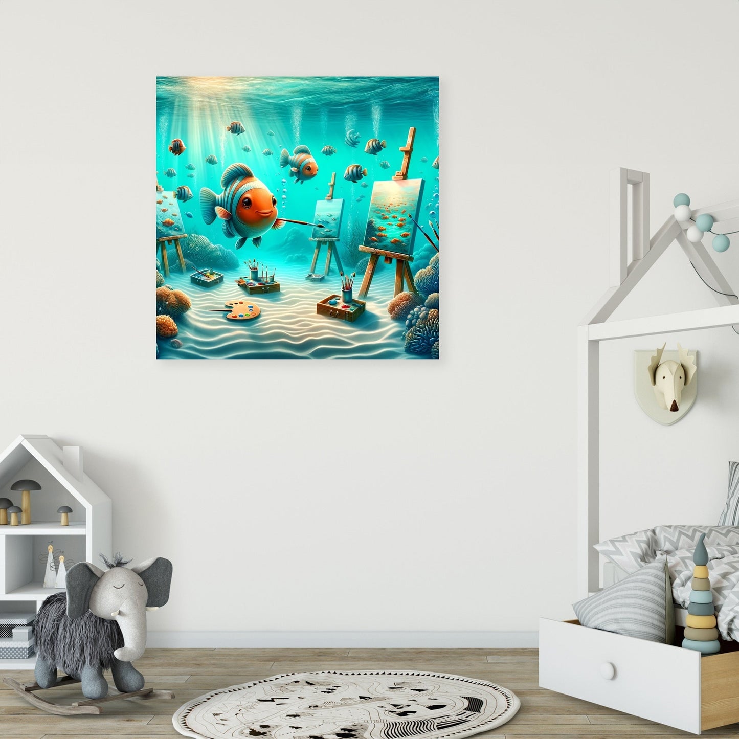 Aquatic Artistry Canvas