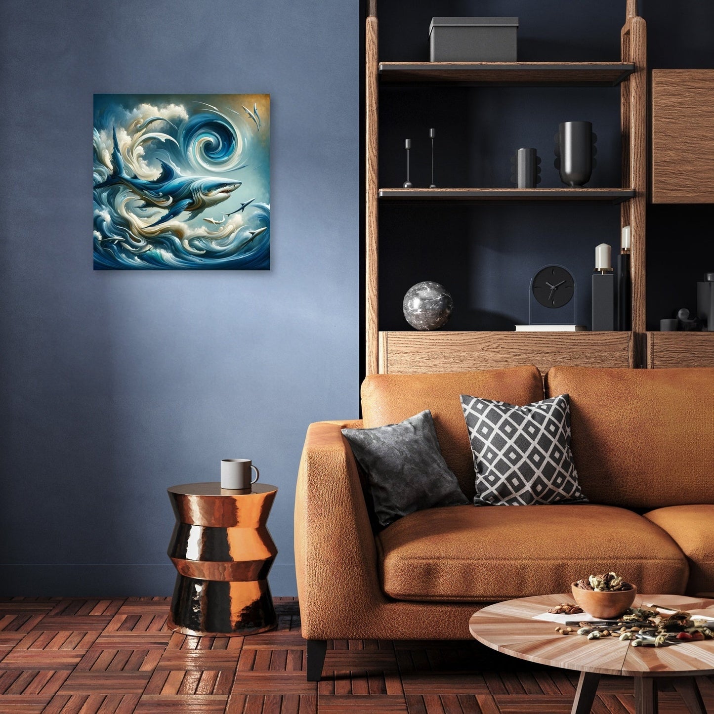 Ballet of the Sharks Canvas