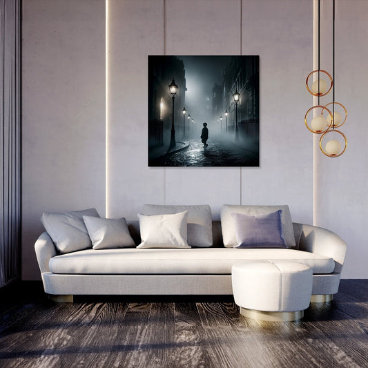Lost in London Fog Canvas