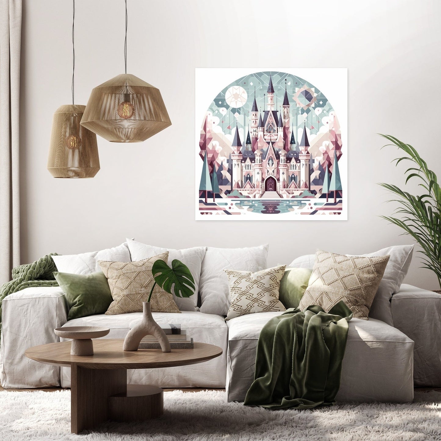 Whimsical Castle Canvas