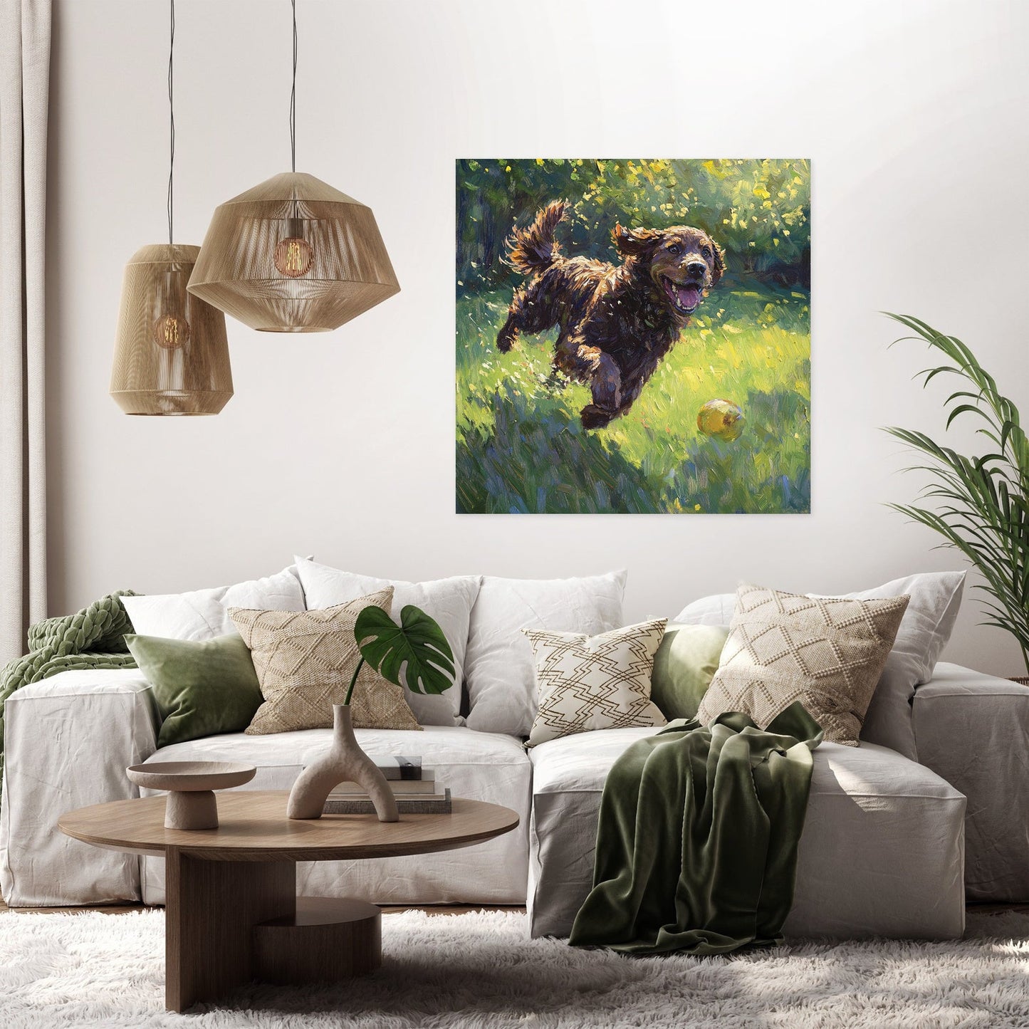 Fetching Joy Canvas