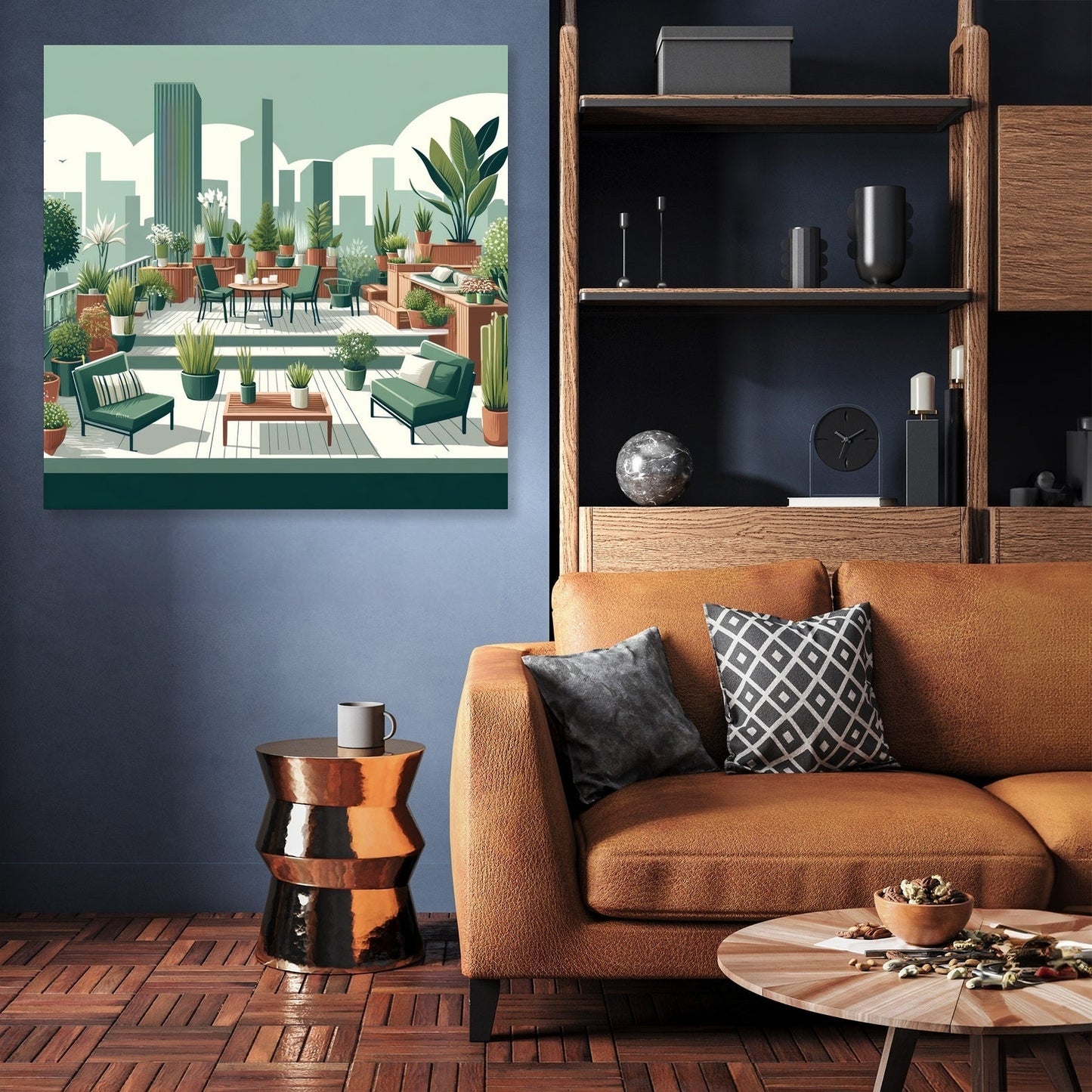 Rooftop Retreat Canvas