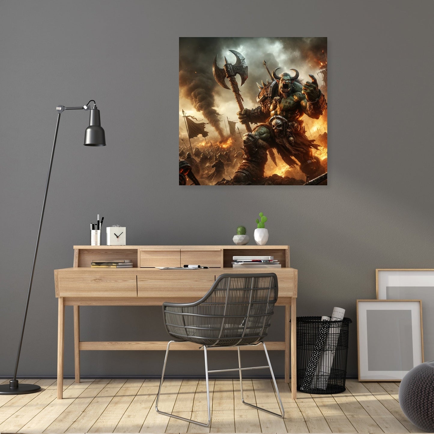 Orc War Cry Canvas