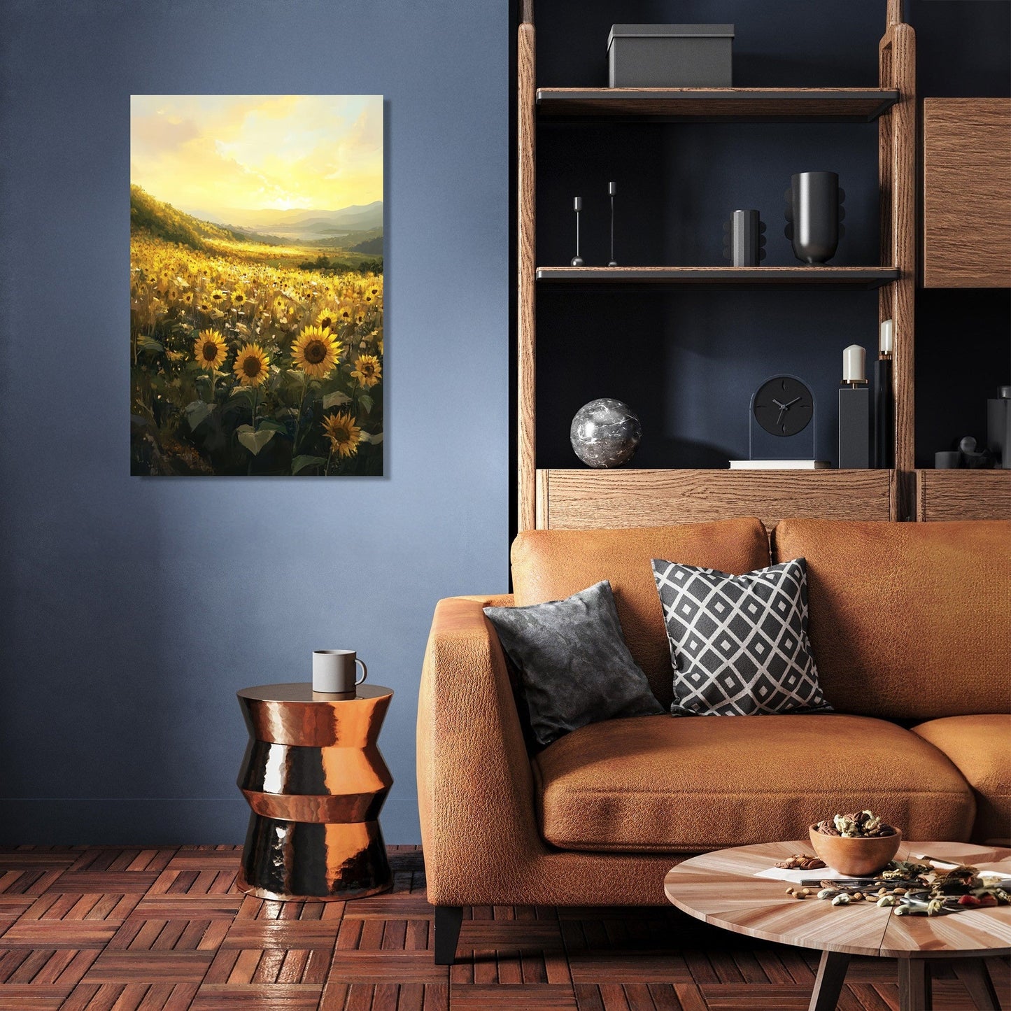 Sunrise Sunflower Symphony Canvas