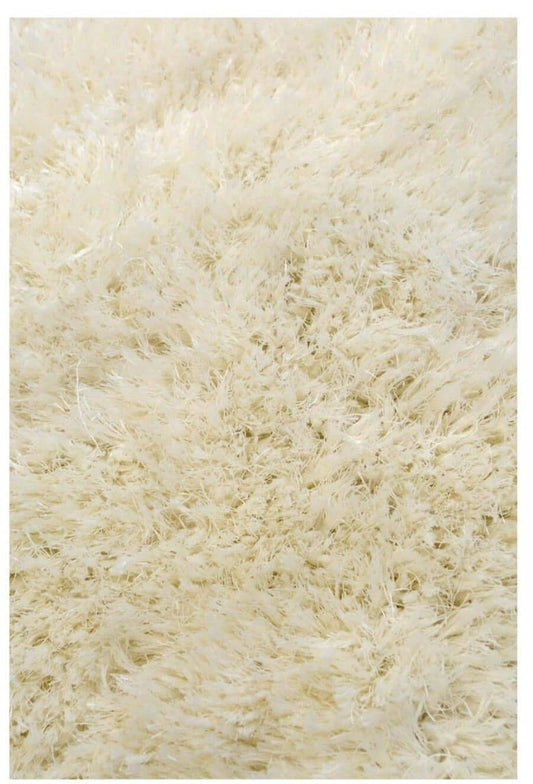 Soft Washable Ivory Shaggy Rug | SA-01