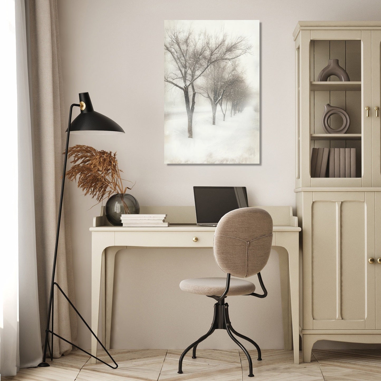 Enchanted Winter Trees Canvas