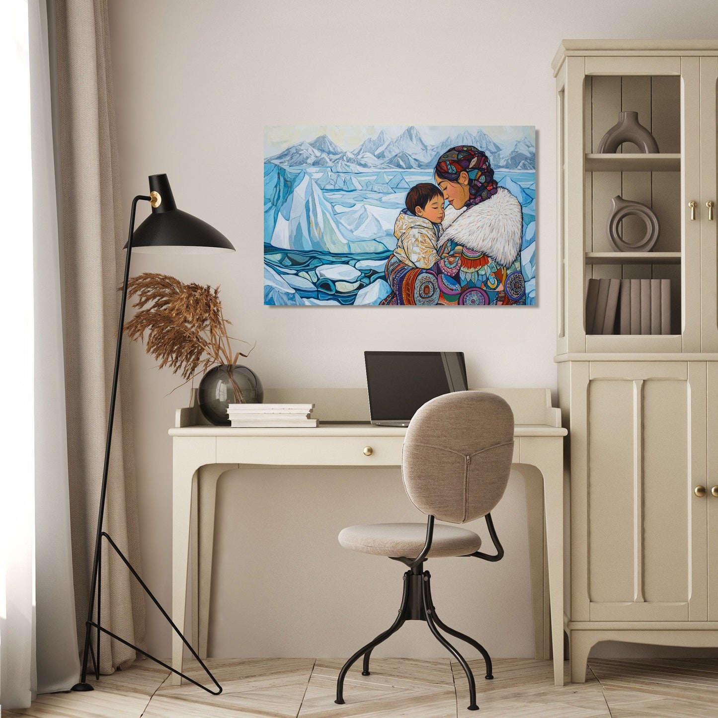 Inuit Maternal Embrace Canvas