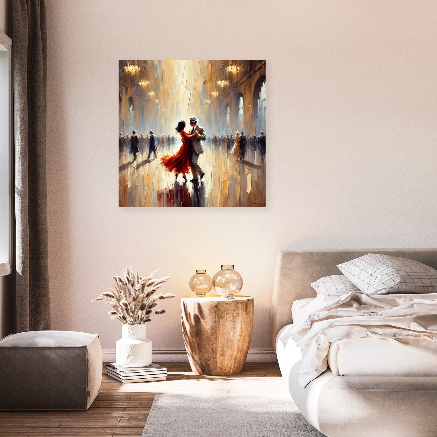 Golden Dance Impressionist Canvas