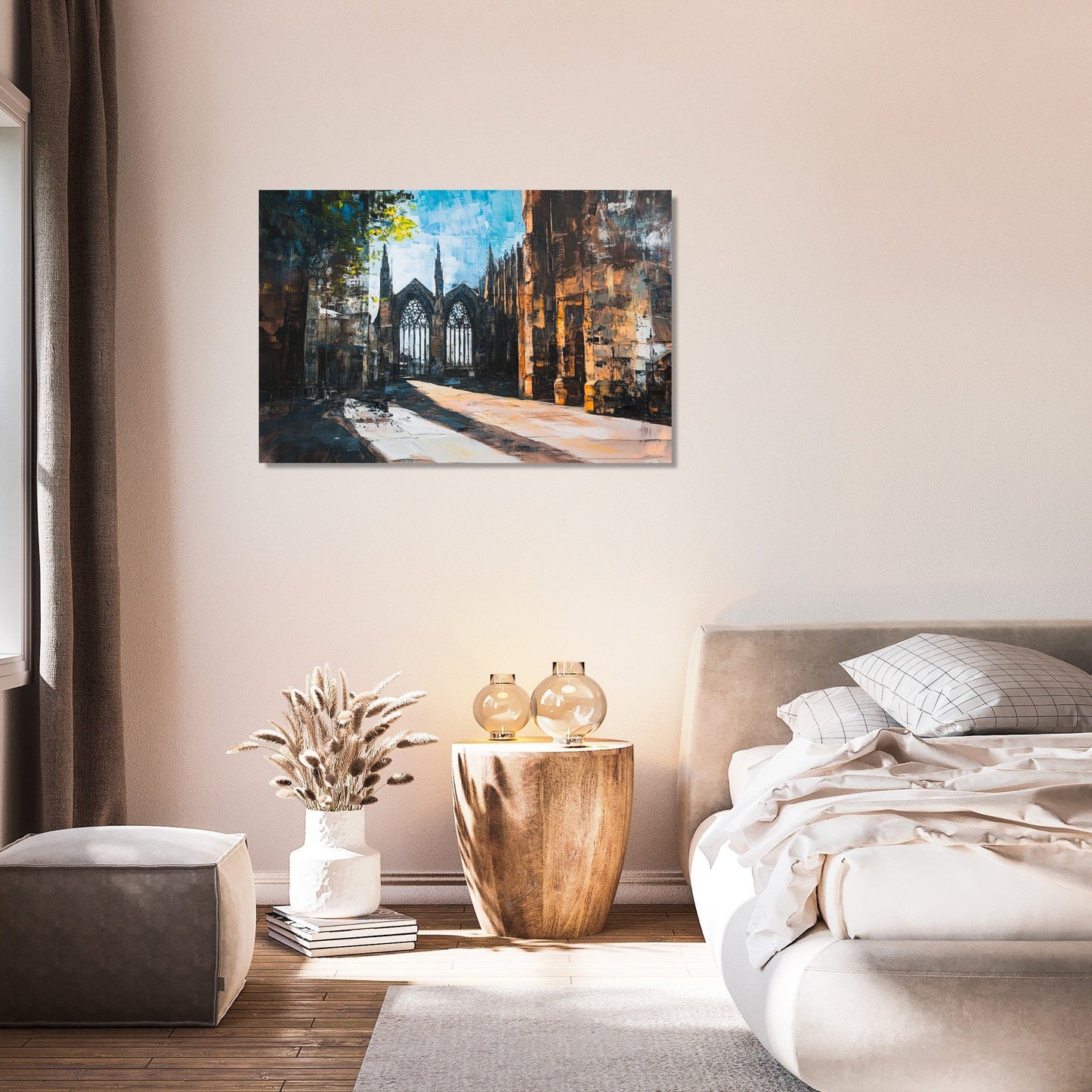 Coventry Cathedral Contrast Canvas