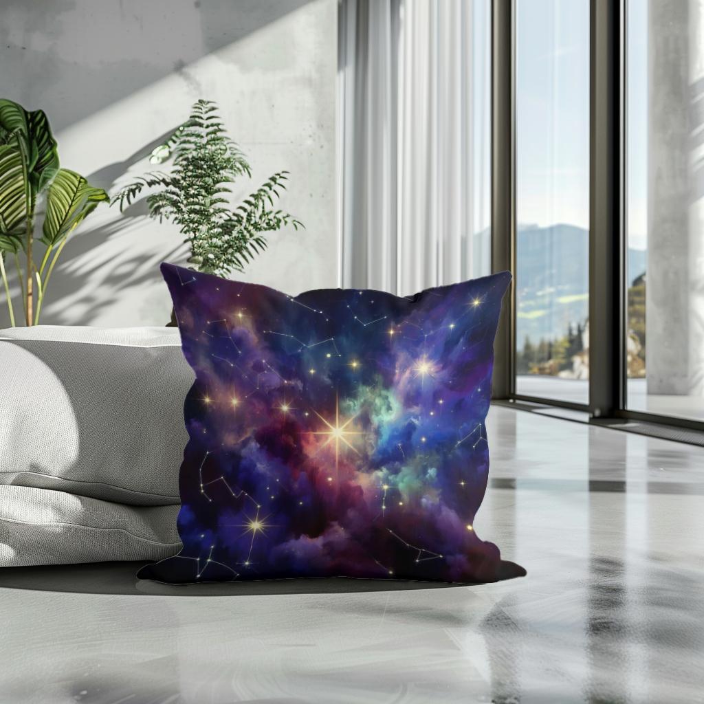Celestial Harmony Cotton Cushion
