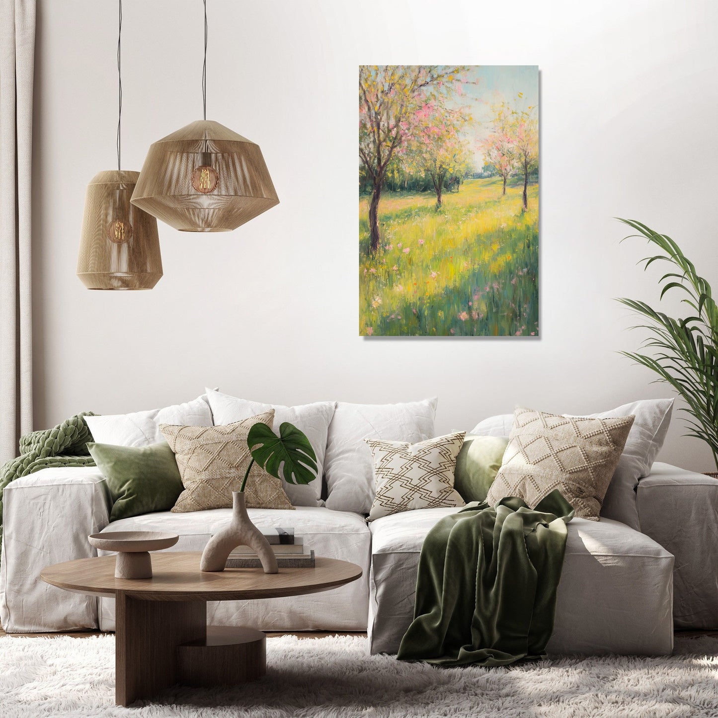 Delicate Spring Vista Canvas