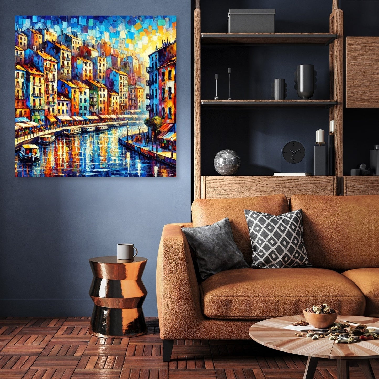 Riverfront Harmony Canvas