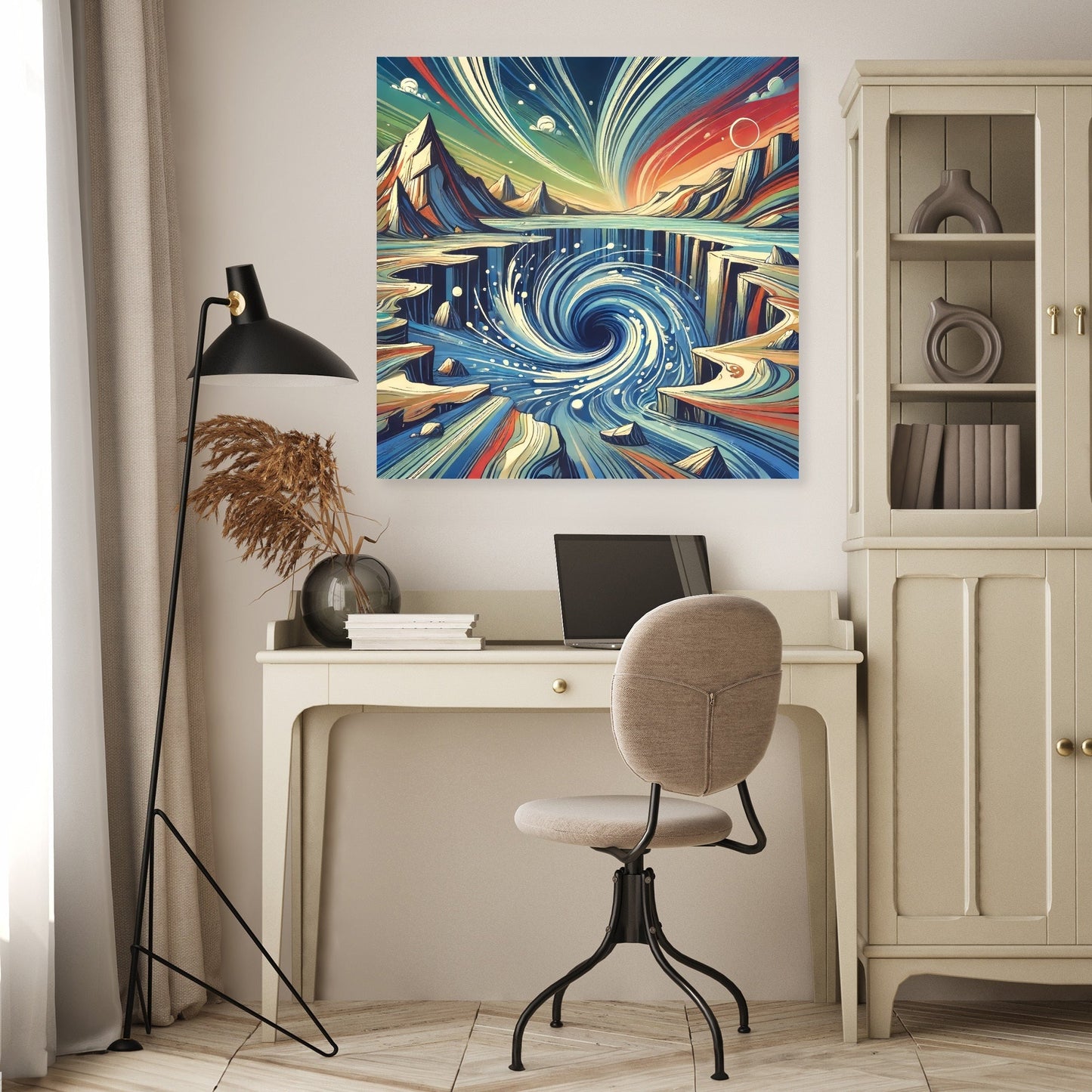 Oceanic Vortex Canvas