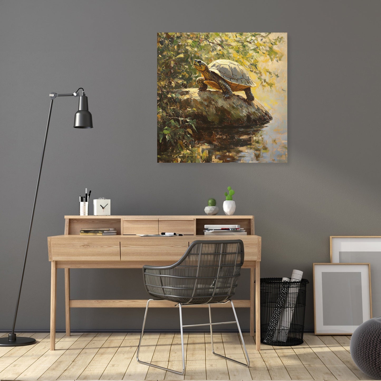 Turtle's Ascent Canvas