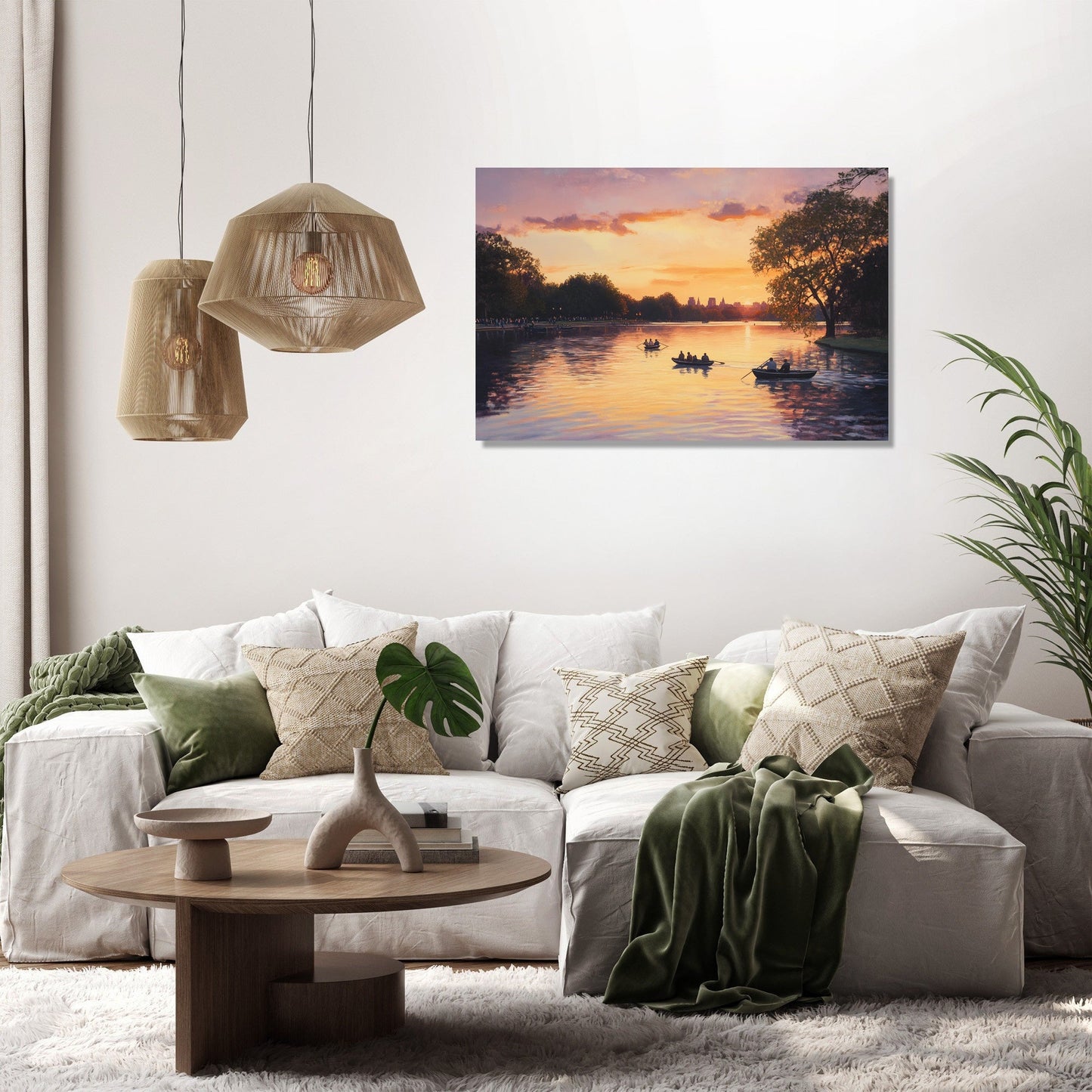 Sunset Serpentine Canvas