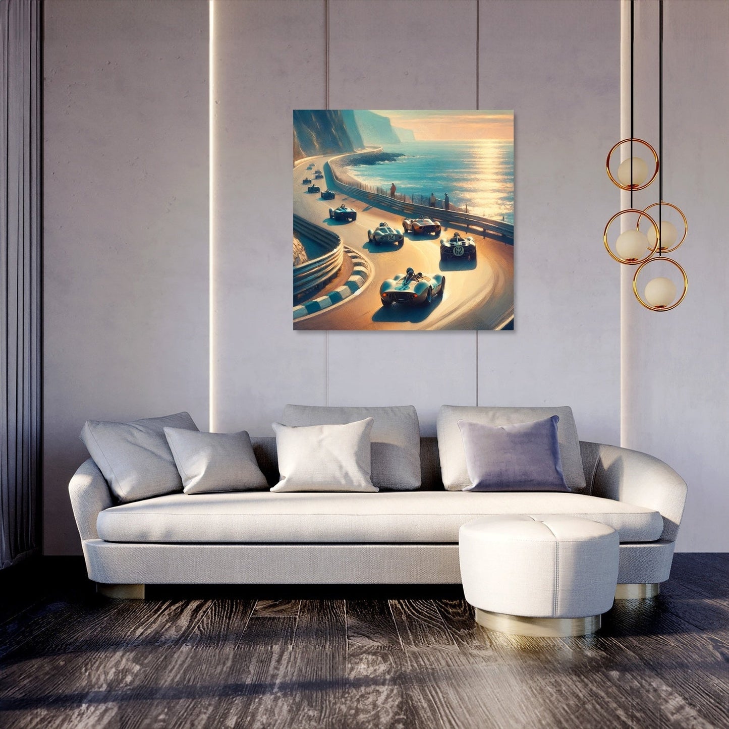 Coastal Road Racer Canvas